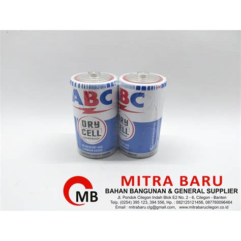 Jual Batre Baterai Abc Biru Tipe D Battrey Abc Besar Ukuran D