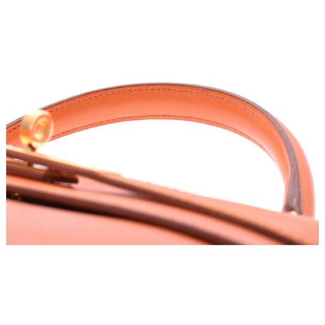 Hermès Kelly Mu 32 Orange Leather ref 164920 Joli Closet