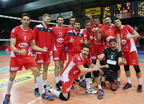 Impresa Della Lpr Volley Piacenza Che Vince La Finale Per Il Quinto