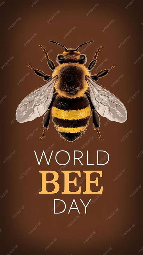 El Día Mundial De Las Abejas El Día Mundial De Las Abejas El Cartel Ilustración Del Poster Del