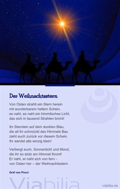 Adventsgedicht Der Weihnachtsstern Naht Gedichte Zum Advent