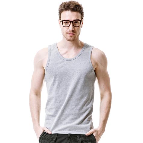 Drop Shipping New Arrivals Summer Vest Men Sleeveless T Shirt Fitness