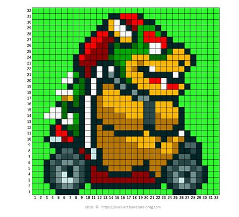 【Mario】Mario Kart All Characters | Master of Gaming Pixel Art