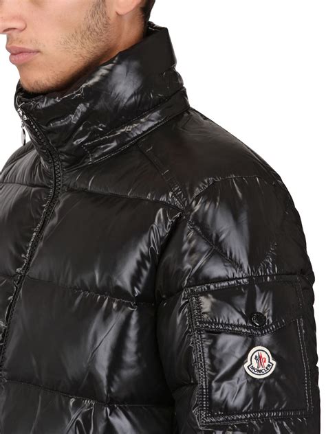 Lyst Moncler Maya Shiny Nylon Down Jacket In Black For Men