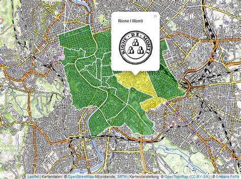 Mappa Web Dei Rioni Di Roma Non Allineato