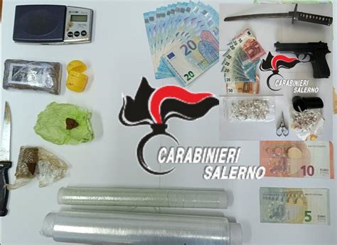 Carabinieri Maxi Blitz Antidroga Nel Salernitano Nascondono Droga In