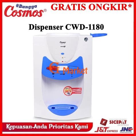 Jual Cosmos Portable Dispenser CWD 1180 Hot Fresh Dispenser Meja Galon Atas Air Panas Normal