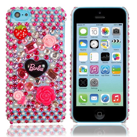 Barbie Diamond Bling Crystal Gemstones Case Cover For Various Mobile
