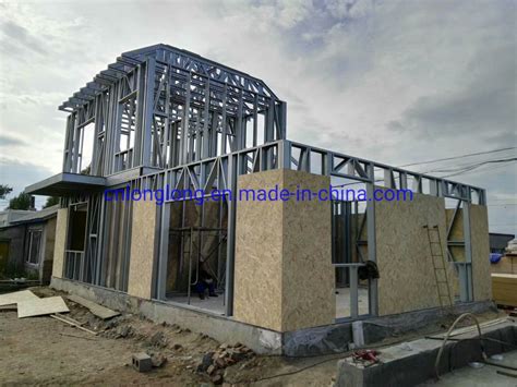 Eco Friendly Prefab House Light Steel Frame House Luxury Light Steel