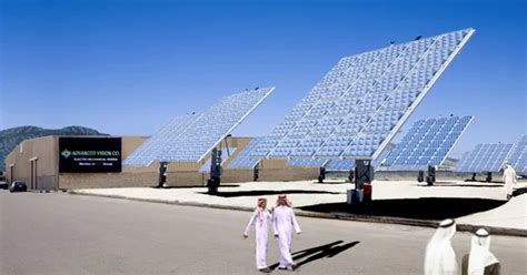 Solar Power In Saudi Arabia Kingdom Desert Sun