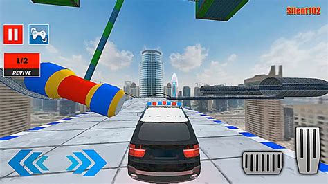 Police Prado Car Stunt Mega Ramp Stunts D Android Gameplay