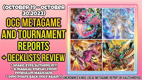 Yu Gi Oh Ocg Metagame Reports With Deck List Reviews October To