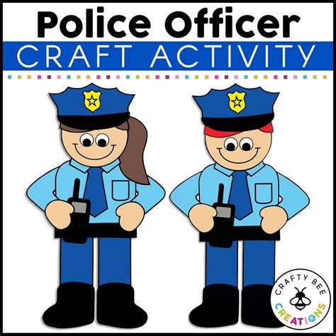 Police Officer Craft Activity - Crafty Bee Creations