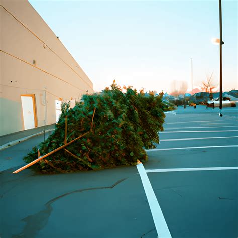 Street Christmas Tree Graphic · Creative Fabrica