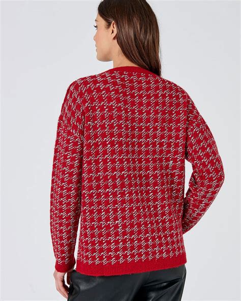 Pull In Jacquardtricot Pull En Cardigans Damart Belgi