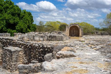 Dzibilchaltun A Mayan Archaeological Site Near Merida Yucatan Mexico