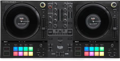 Hercules Dj Djcontrol Inpulse T Deck Motorized Dj Controller With