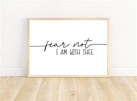 Fear Not I Am With Thee Modern Christian Art Lds T Printable Lds Art