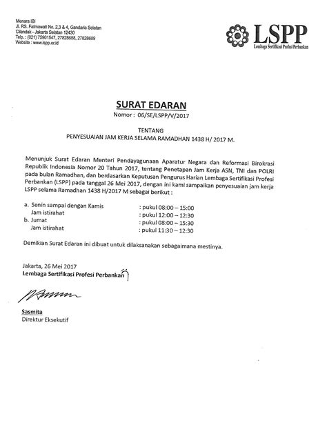 Contoh Surat Edaran Pembayaran Contoh Surat Hot Sex Picture