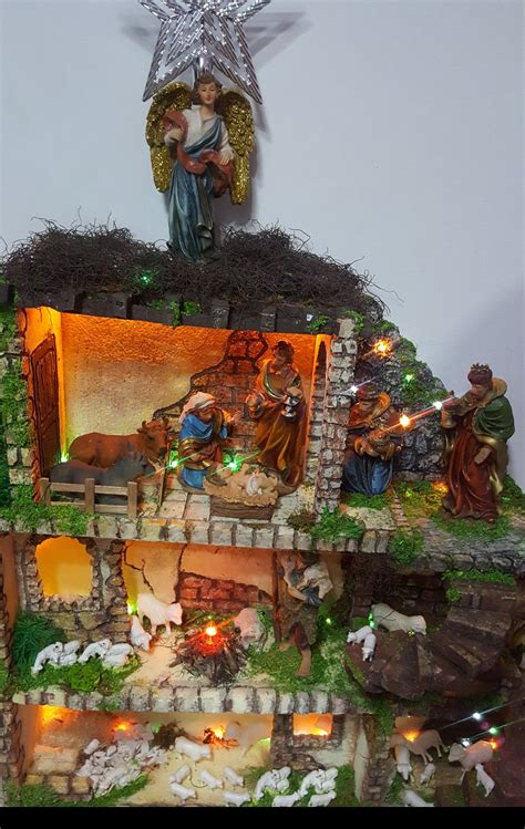 Pesebre Navidad Decoración de temporada Pesebre Pesebre navideño