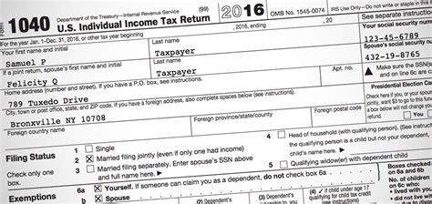 income tax return