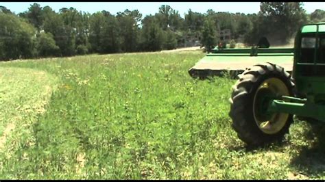 Cutting Alfalfa Field With John Deere Tractor And Moco Youtube