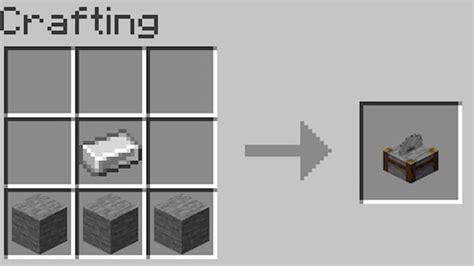 How To Make A StoneCutter In Minecraft