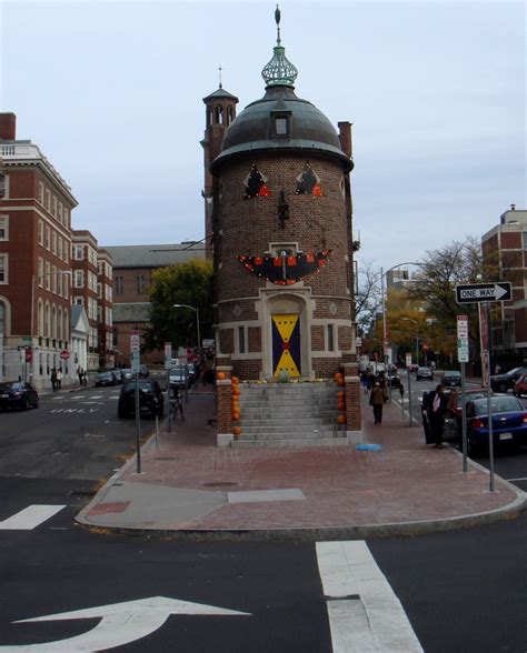 mark's Photo Stream: HappyFace on Harvard Lampoon Building