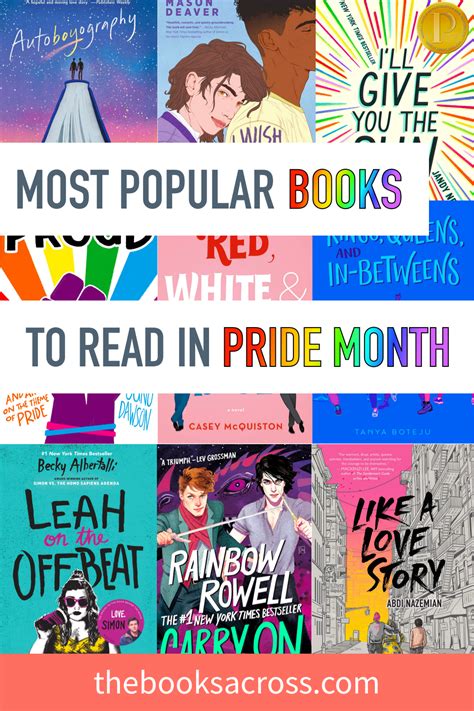 The Most Popular Books To Read In Pride Month