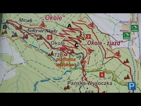 Kaczawski Single Track Okole cały zjazd od platformy widokowej do