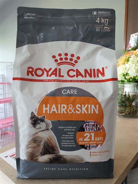 Royal Canin Hair Skin 4kg Pet Supplies Pet Food On Carousell