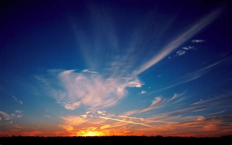 Papel De Parede Luz Solar Panorama Pôr Do Sol Natureza Céu Nuvens Nascer Do Sol Azul