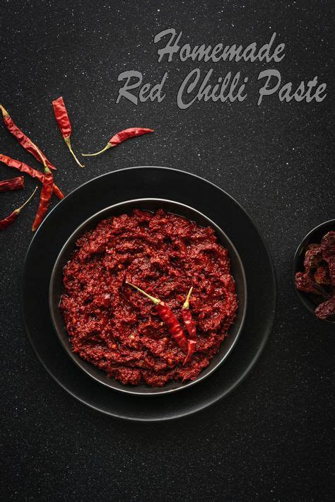 Homemade Chilli Paste Recipe Homemade Chilli Chili Red Chili Paste