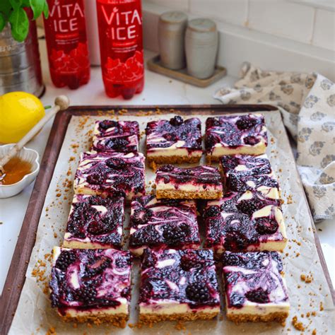 Mixed Berry Cheesecake Bars - Vita Ice