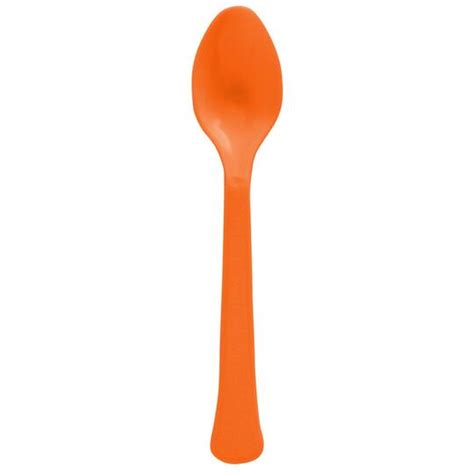 Orange Peel Heavy Weight Plastic Spoons 150ct Michaels