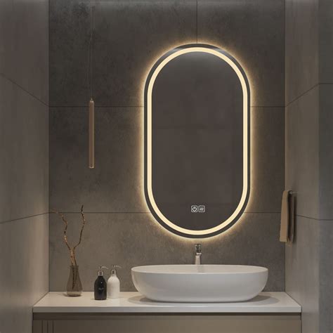 Elegant And Versatile Oval Led Mirrors Inyouths