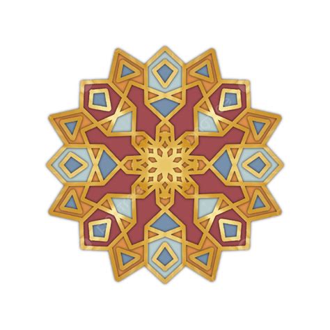 Patrón De Mandala Islámico Para Eid Mubarak PNG Mandala Islámico