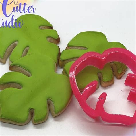 Tropical Leaf Cookie Cutter Jungle Cookie Cutters Etsy