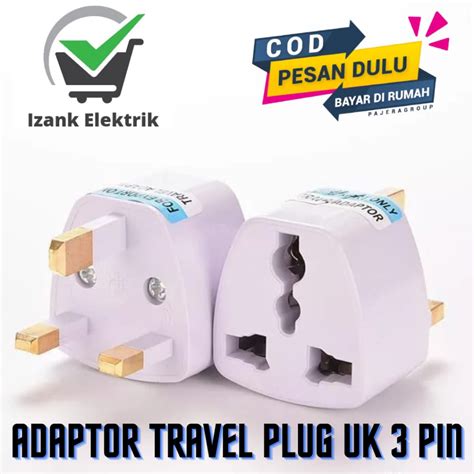 Jual Colokan Kaki Adapter Konverter Travel Arab Saudi Umroh Colokan