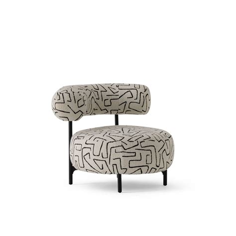 Bon bon Round Accent Armchair - for Contemporary living spaces
