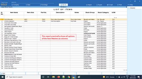 Export Data From Tally To Excel Export Ledgers And Items With Balances