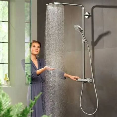 HANSGROHE RAINDANCE SELECT S Showerpipe 240 1 Jet With PowderRain Hand