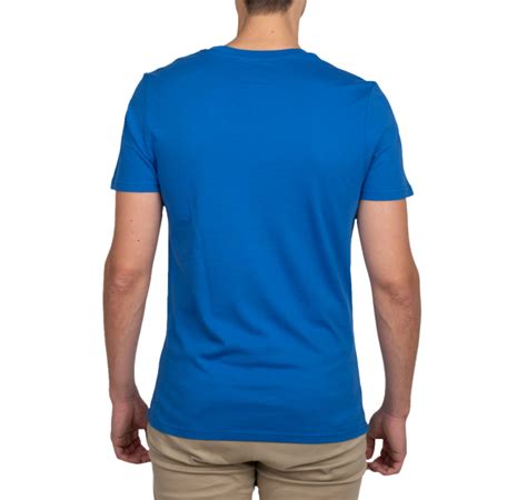 Tee shirt homme bleu azur Obut pétanque Obut boutique officielle