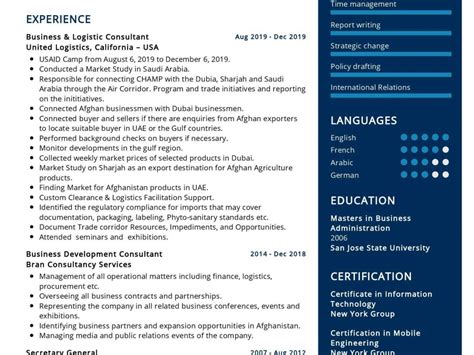 Business Development Consultant Resume Sample In 2025 Resumekraft