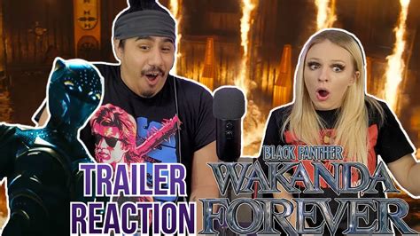 Black Panther Wakanda Forever Official Trailer Reaction Youtube