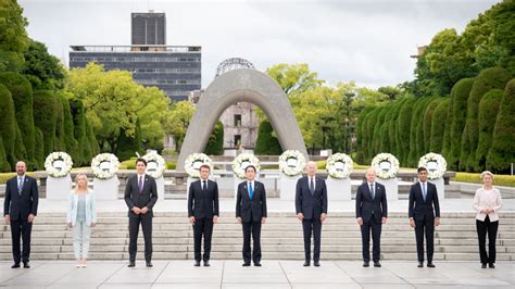 I Grandi Della Terra A Hiroshima Al Via Il G In Giappone Presente A