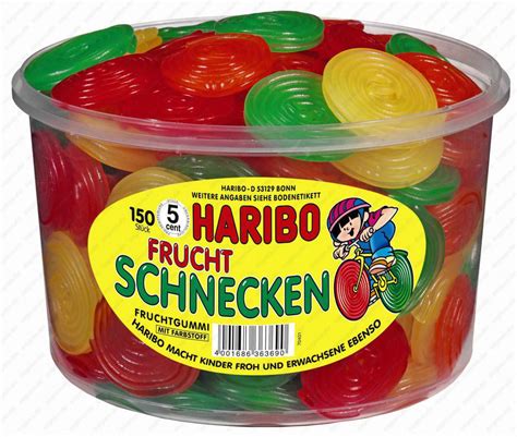 Haribo Rotella Frucht Schnecken 150 Stück 1 5kg saymo de