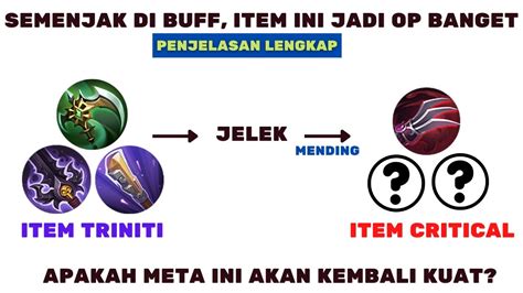 Item Ini Jadi Op Dan Kuat Banget Setelah Di Buff Di Mobile Legends