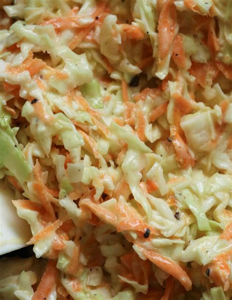 Traditional Coleslaw Salad With Mayonnaise Homemade Island Smile