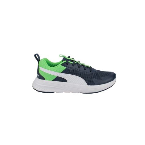 Puma Zapatillas Evolve Run Mesh Jr Azul Marino Verde Dark Night Ni O